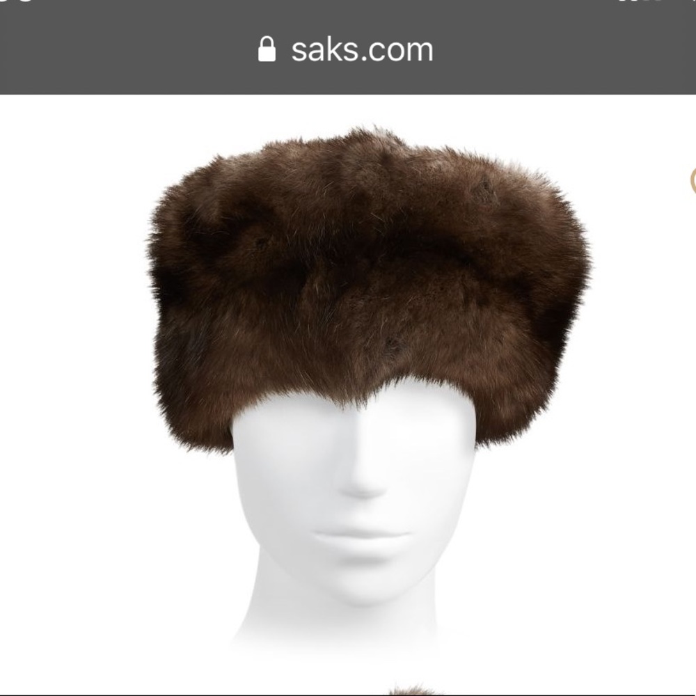 Saks 5th ave fur salon hat